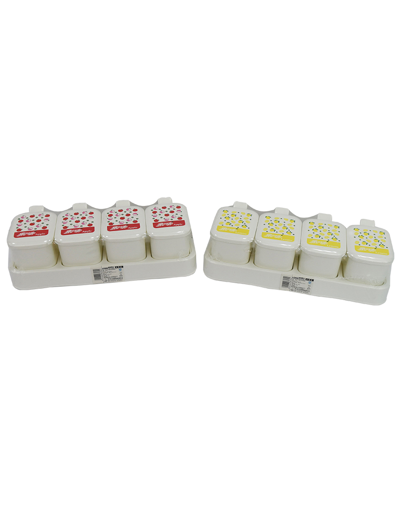 果之味小號豪華四組調(diào)味盒